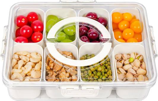 Snackle Box 8 Compartment Charcuterie Bin