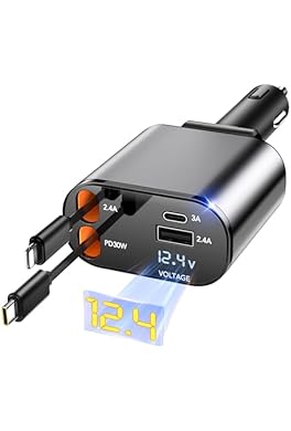 4-in-1 Car Charging Adapter