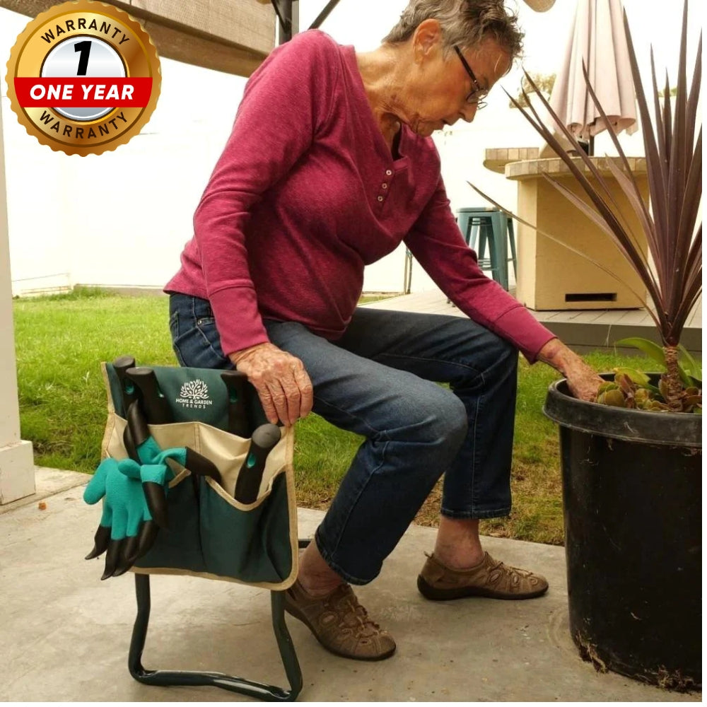CozyTerra Garden Kneeler & Seat